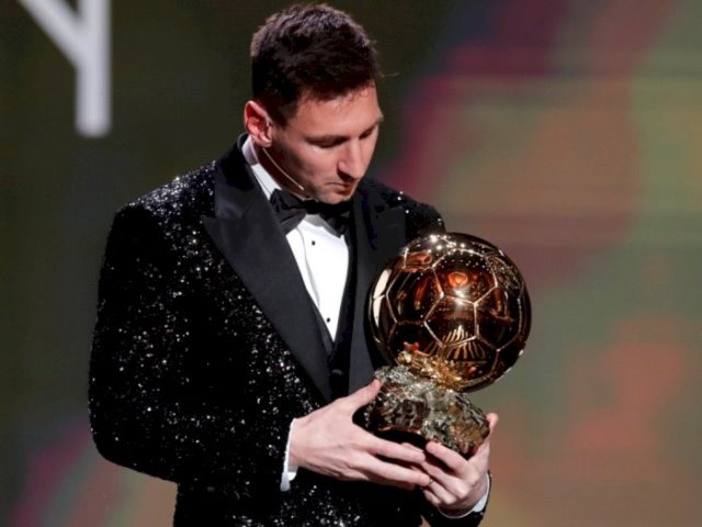 Lionel Messi memenangkan gelar Ballon d'Or 2021