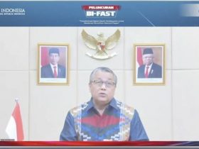 Gubernur Bank Indonesia Perry Warjiyo dalam Peluncuran BI-Fast