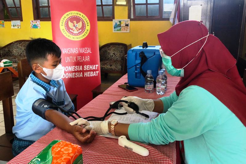 Anak dan Lansia Jadi Sasaran Vaksinasi BIN di Kalteng