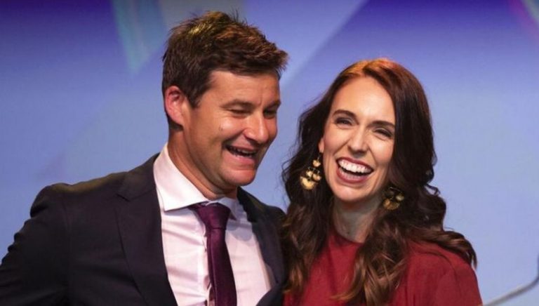 perdana menteri selandia baru Jacinda Ardern dan kekasihnya Clarke Gayford