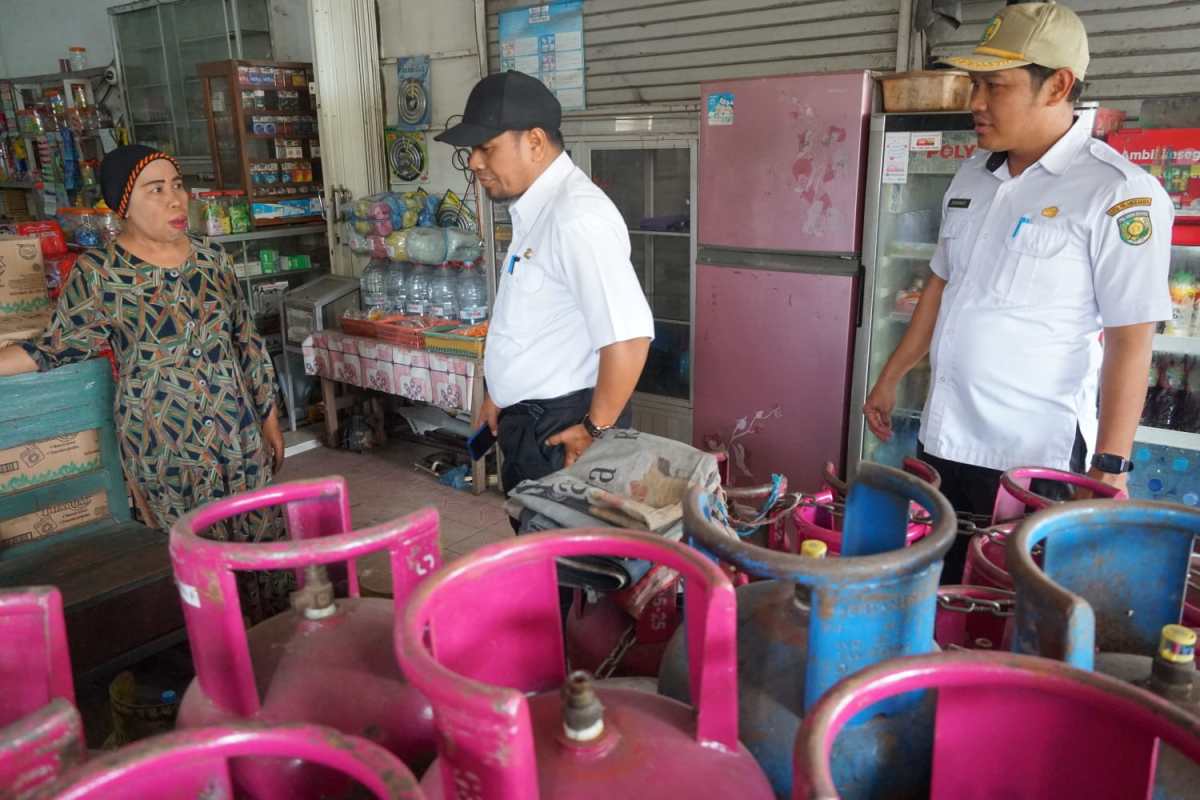 DPKUKMP Kota Palangka Raya Gencarkan Pengawasan Tabung Gas LPG Bersubsidi