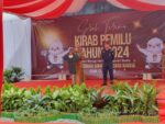 KPU Kota Palangka Raya Terima Kirab Pemilu Dari KPU Kabupaten Katingan