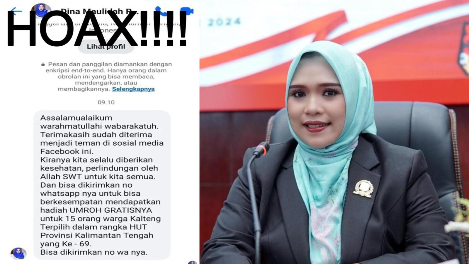 Wakil Ketua I DPRD Murung Raya Minta Warga Tidak Percaya Akun Palsu di Media Sosial