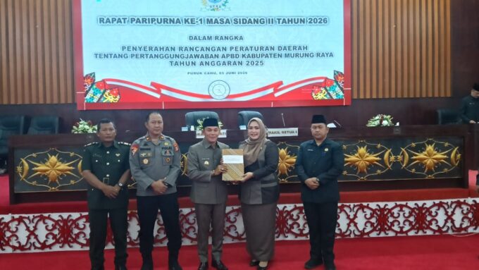 Dprd Murung Raya Terima Raperda Pertanggungjawaban Apbd 2025 Dari Pemerintah Daerah