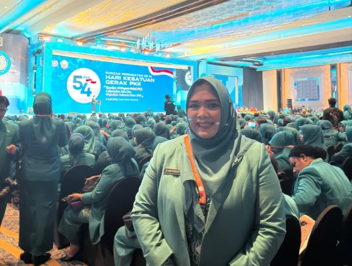 Dina Maulidah Hadiri Puncak Hkg Pkk Ke 54 Nasional, Bawa Semangat Pemberdayaan Keluarga Ke Murung Raya