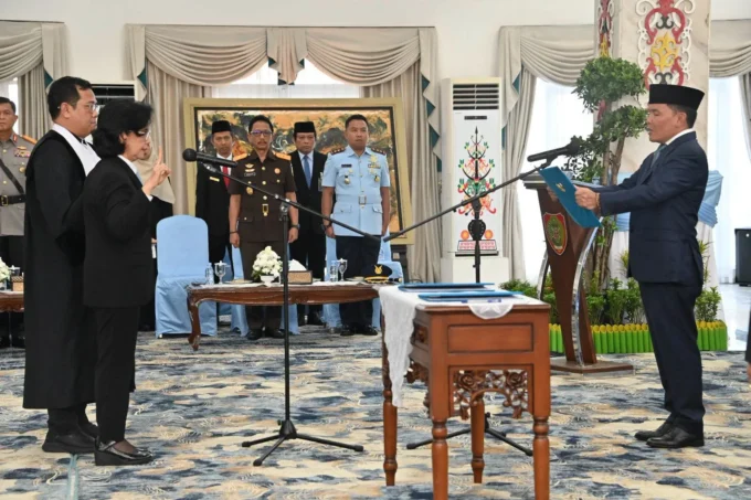Lantik Sekda Kalteng