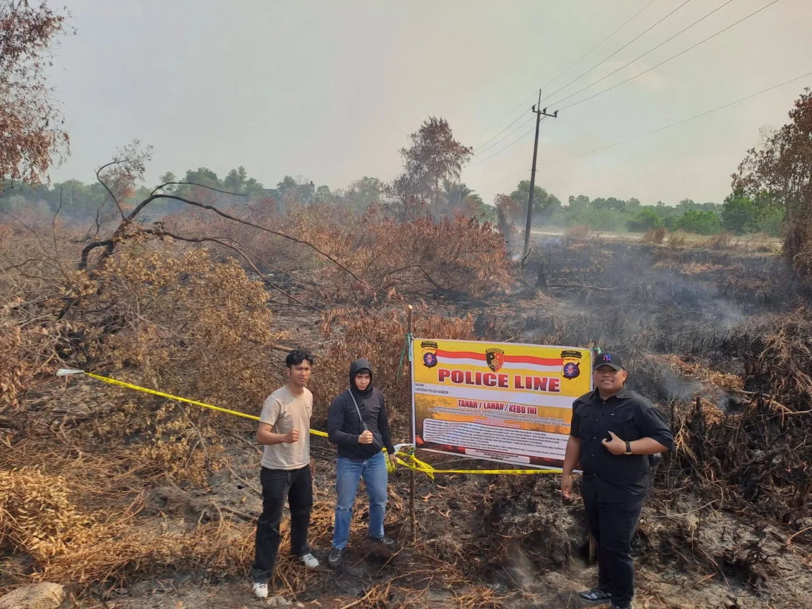 Bekas Terbakar