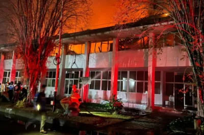 Kantor Gubernur Kalteng Terbakar2