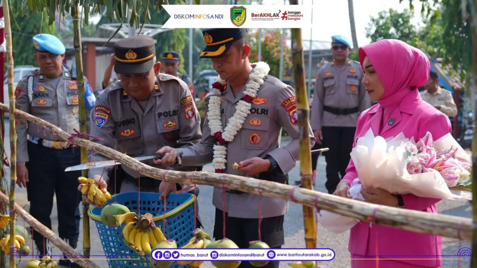 1409 Kenal Pamit Kapolres Barito Utara