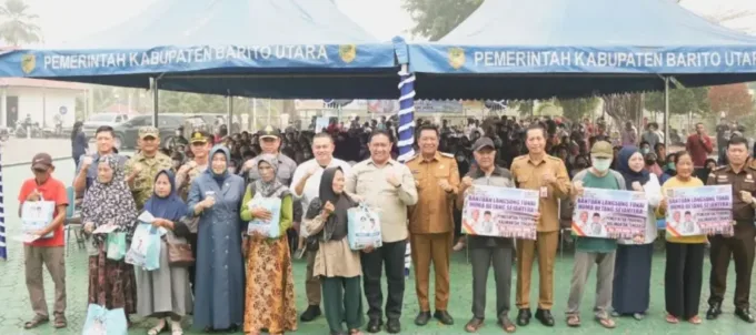 Barut Terima Bantuan Dampak Kebakaran