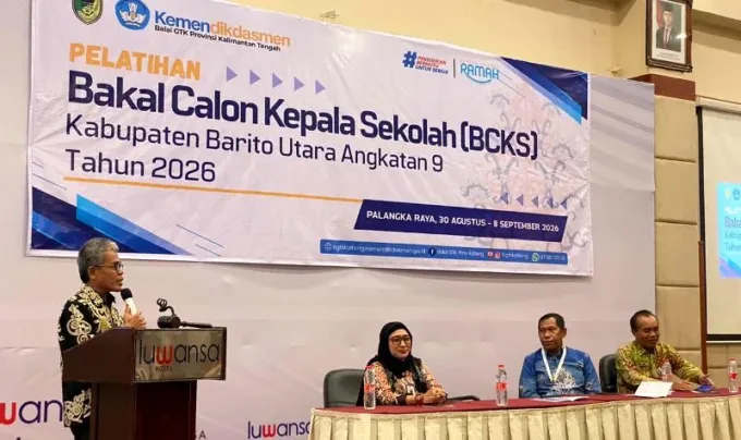 PELATIHAN BCKS, IMAN TOPIK TEKANKAN PERAN KEPALA SEKOLAH SEBAGAI PENGGERAK MUTU