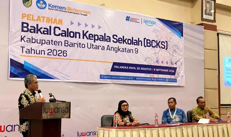 PELATIHAN BCKS, IMAN TOPIK TEKANKAN PERAN KEPALA SEKOLAH SEBAGAI PENGGERAK MUTU