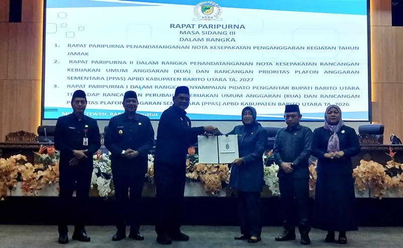 Perubahan Apbd 2026 Barito Utara, Belanja Daerah Naik Rp911,7 Miliar